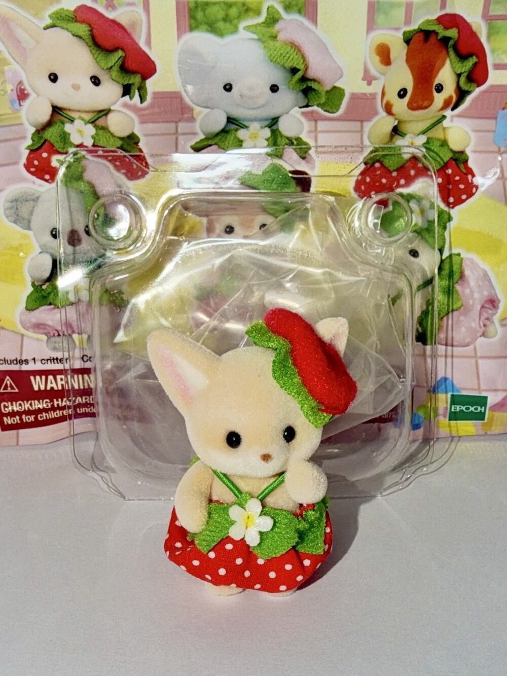 Calico Critters Very Berry Babies Blind Bag Pack Confirmed Yulie Fox Figure
